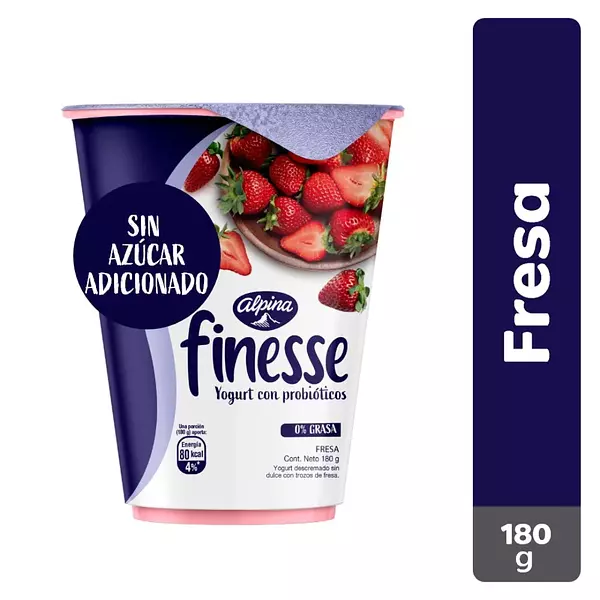 Yogurt Finesse Fresa 180g