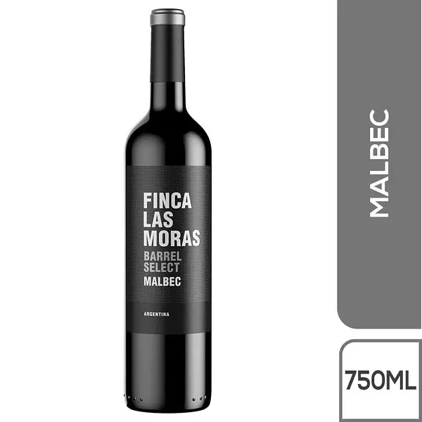 Vino Finca Las Moras 750ml Malbec Reserva