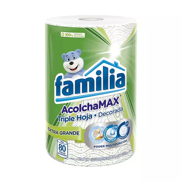 Toalla De Cocina Familia Acolchamax 80 Hojas