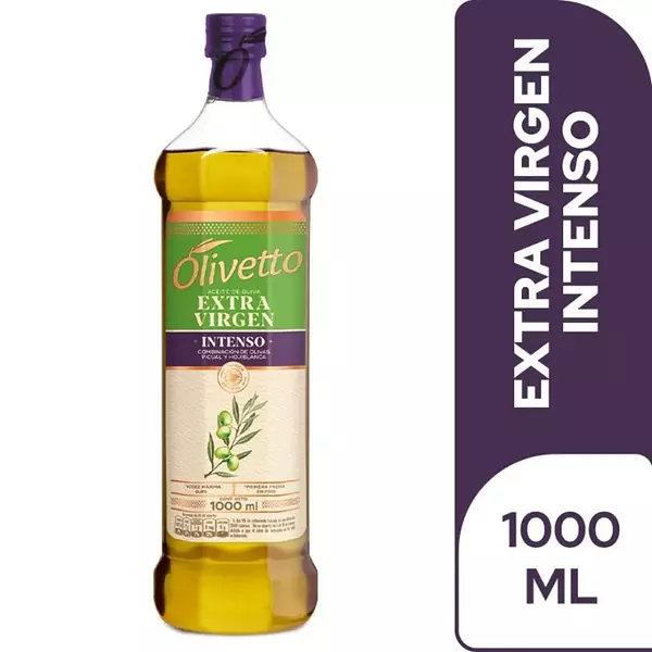 Aceite De Oliva Extra Virgen Olivetto Intenso 1000ml