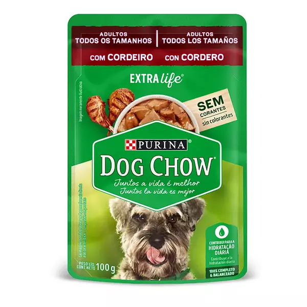 Alimentos Para Perros Humedo Dog Chow Extra Life 100g