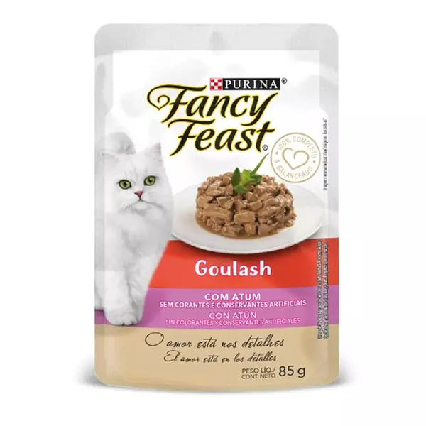 Alimento Mascotas Pouch Fancy Feast Goulash 85g