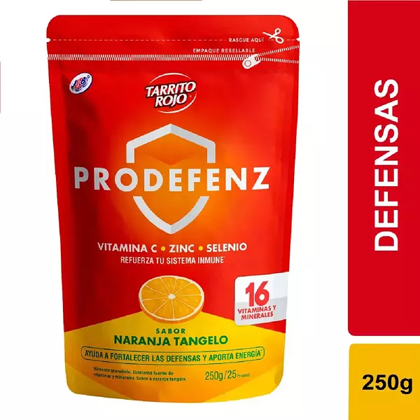 Alimento Granuladotarrito Rojo Prodefenz 250g