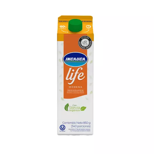 Azucar Incauca Life Caja Morena 850g