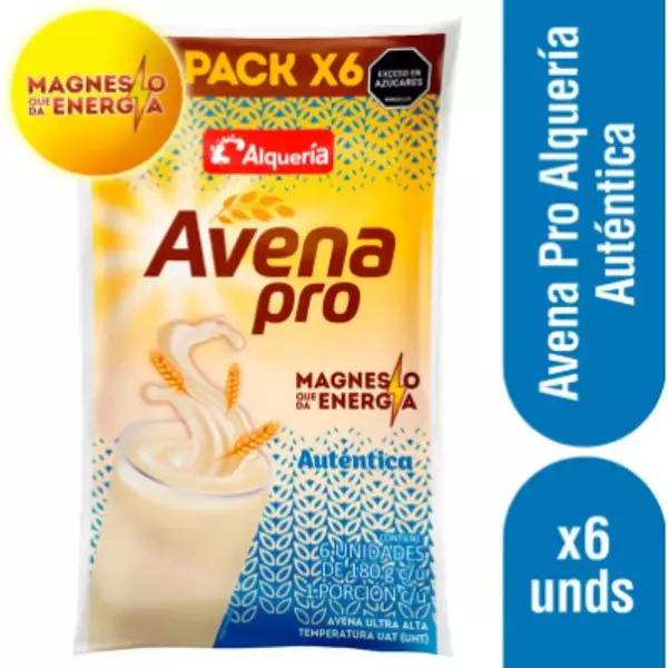 Avena Pro Alqueria Autentica 6*180g