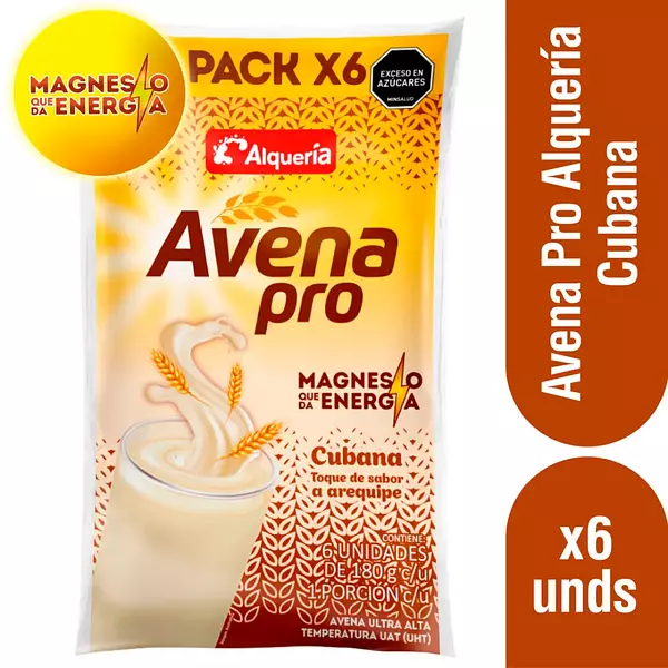 Avena Pro Alqueria Cubana 6*180g