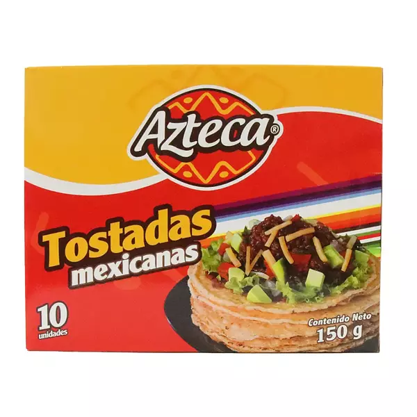 Tostadas Azteca Mexicanas 10und/150g