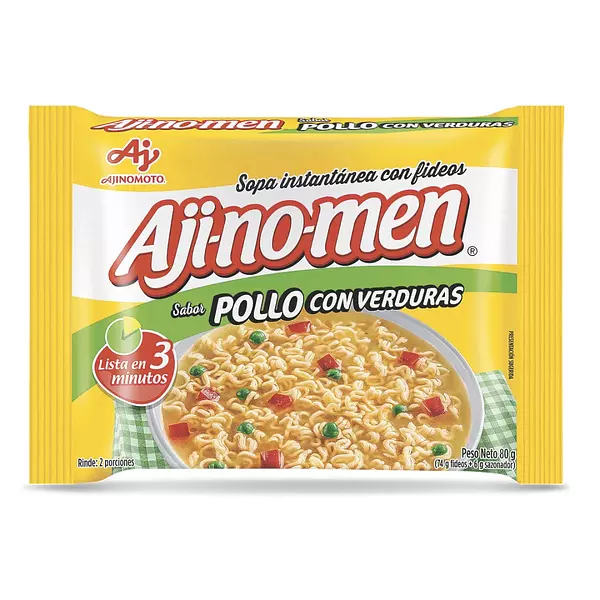 Sopa Ajinomen Pollo Con Verduras 80g