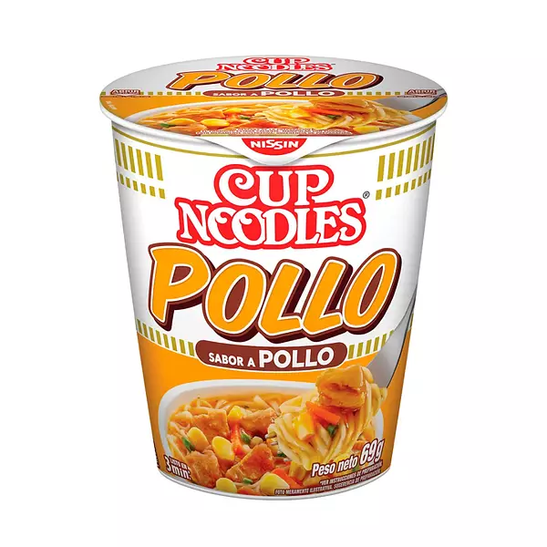 Sopa Cup Noodles Sabor A Pollo 69g