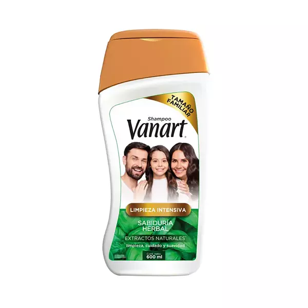 Shampoo Vanart Limpieza Herbal 600ml