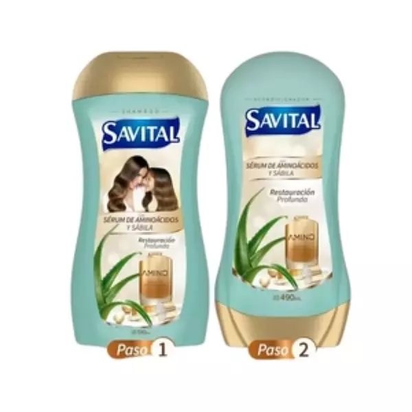 Shampoo Savital Aminoacidos 510ml + Acd 490ml