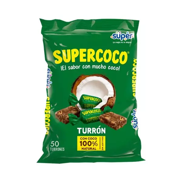 Turrón Supercoco 100 Und