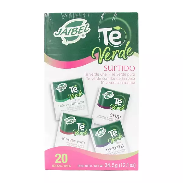 Te Verde Jaibel Surtido 20 Und