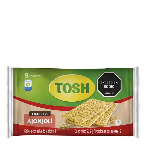 Galleta Tosh Ajonjoli 9*25g