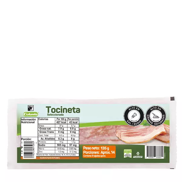 Tocineta Colanta 150g