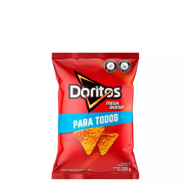 Pasabocas Dorito Megaqueso 320g