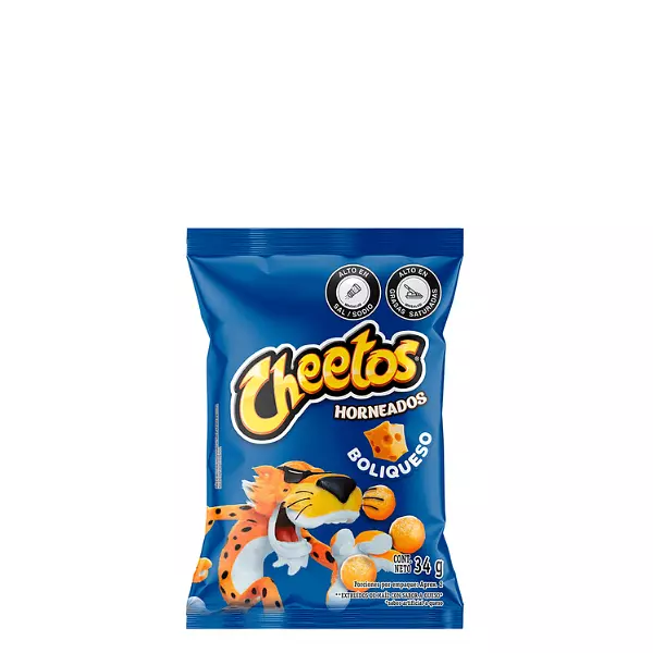 Pasabocas Cheetos Horneados Boliqueso 34g