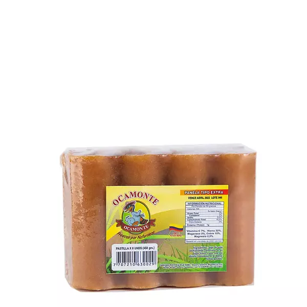 Panela Ocamonte 450g Empastillada