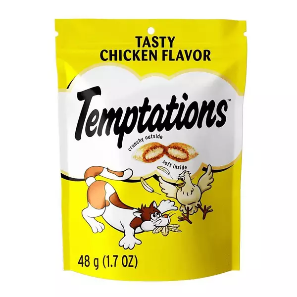 Snacks Gatos Temptations Pollo 48g