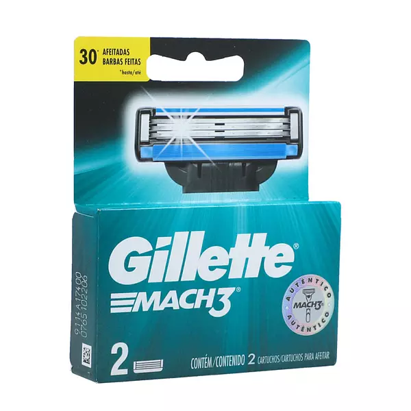 Gillette Mach 3 Repuesto x 2