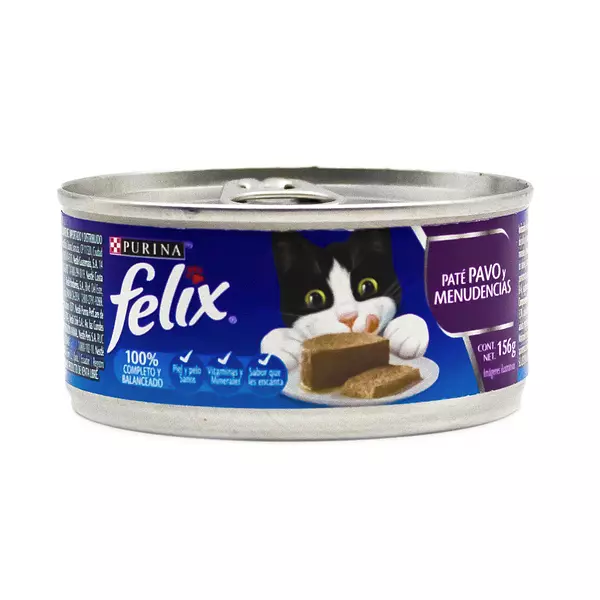 Purina Felix x 156gr Pate y Pavo