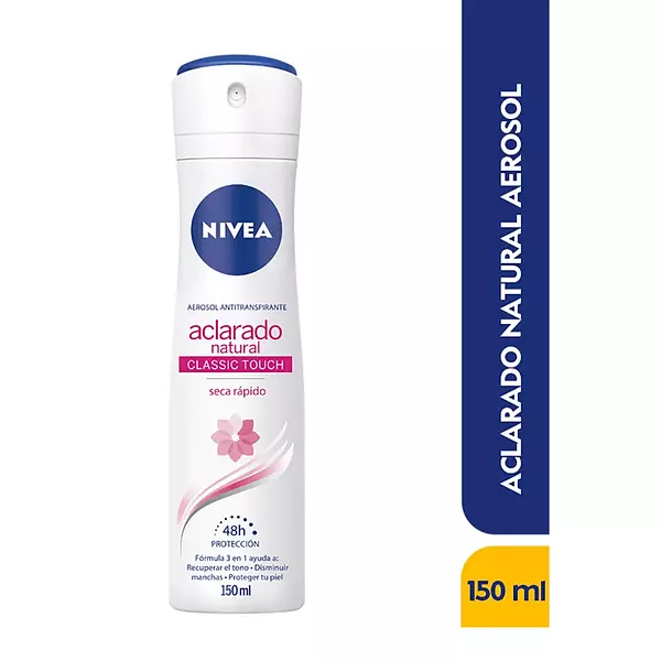 Nivea Desodorante x 150ml Spray Aclarado Natural