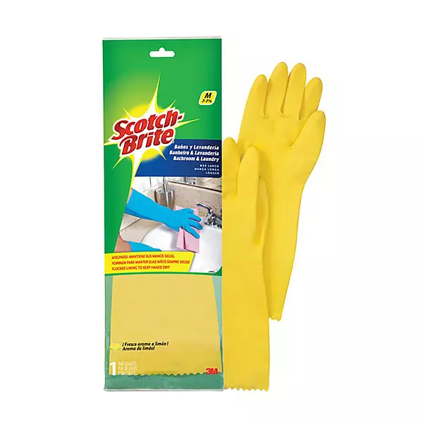 Guante Scotch Brite Baño y Lavanderia M