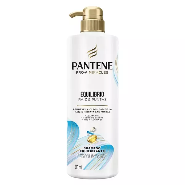 Shampoo Pantene Equilibrio Raiz y Puntas 510ml