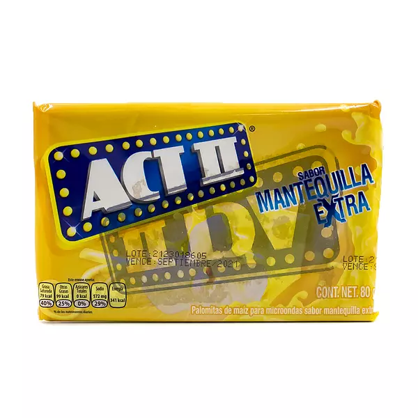 Act Ii Palomitas para Microondas ExtraMantequilla