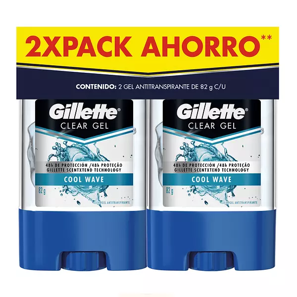 Gillette Gel 2 x 82gr Cool Wave