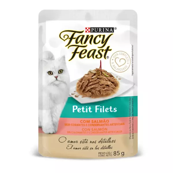 Alimento Mascotas Pouch Fancy Feast Petit Filets 85g