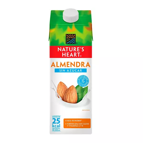 Nature`S Heart Bebida de Almendras 946ml Sin Azucar