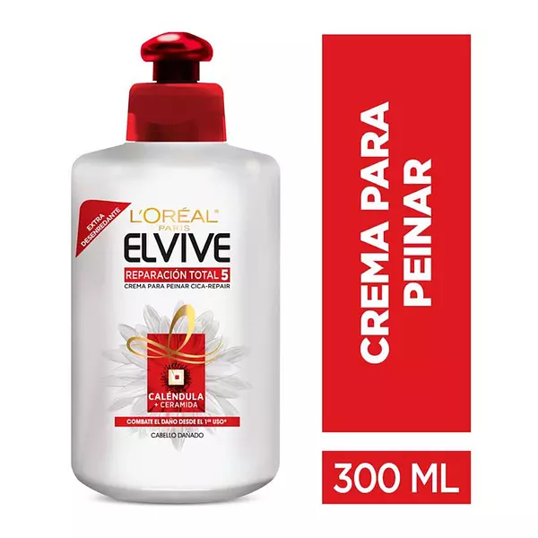 Crema para Peinar El Vive Reparacion Total 5+ 300ml