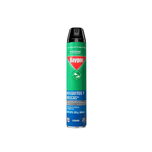 Insecticida Baygon 303g Mosquitos y Moscas