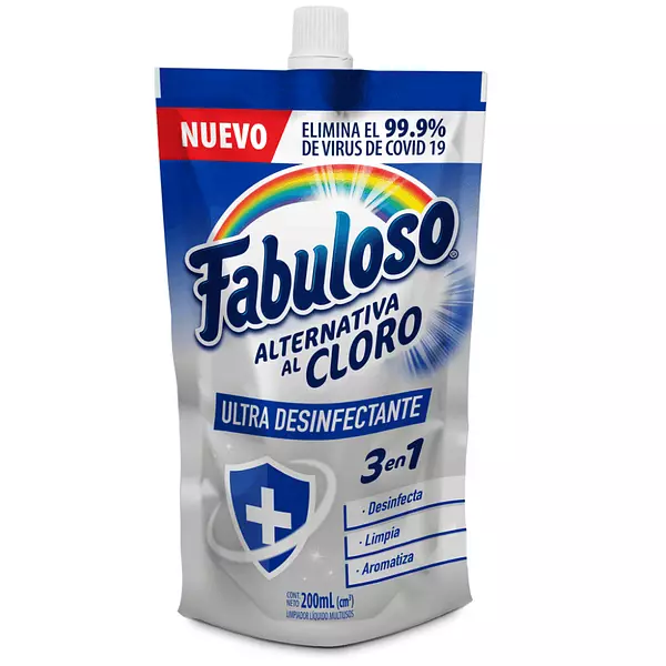 Limpia Pisos Fabuloso Alternativa Al Cloro Doypack * 180ml