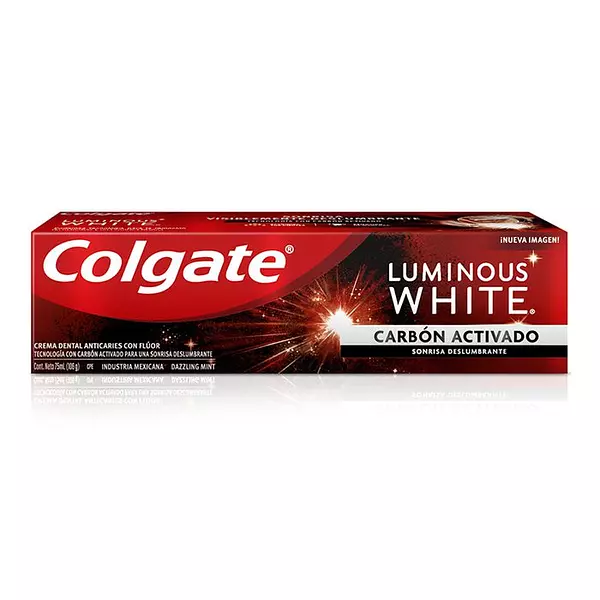 Crema Dental Colgate Luminous White Carbón 75ml