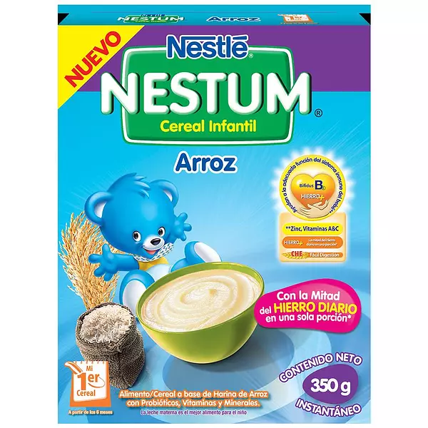 Cereal Infantil Nestum 350g Arroz