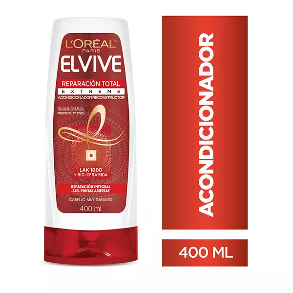 Acondicionador Loreal El Vive Reparacion Total 370ml