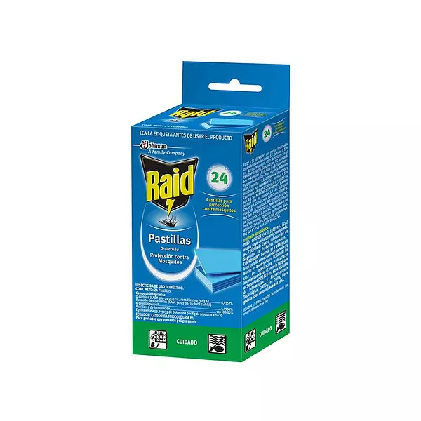 Insecticida Raid Estuche 24 Past