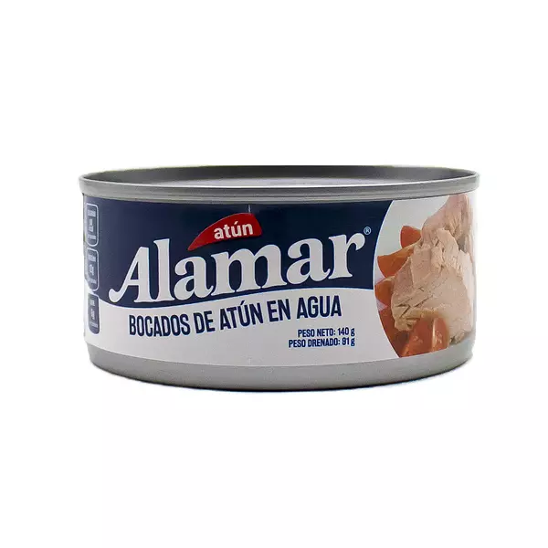 Atun Alamar Bocados de Agua 140g