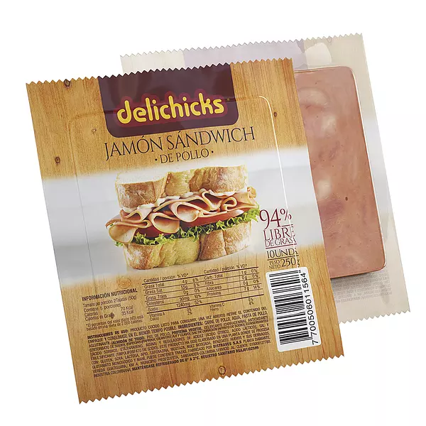 Jamon Delichicks de Pollo 250g