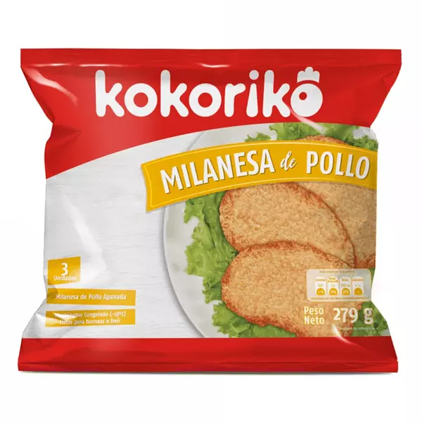 Milanesa de Pollo Kokoriko 279g