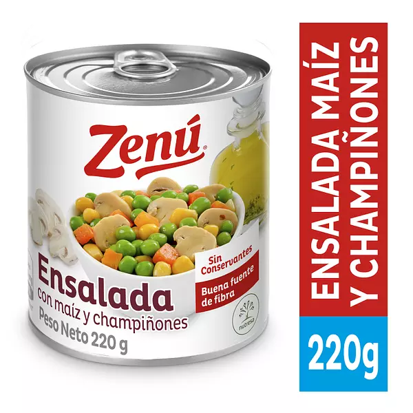 Ensalada de Maiz con Champiñones Zemu 220g