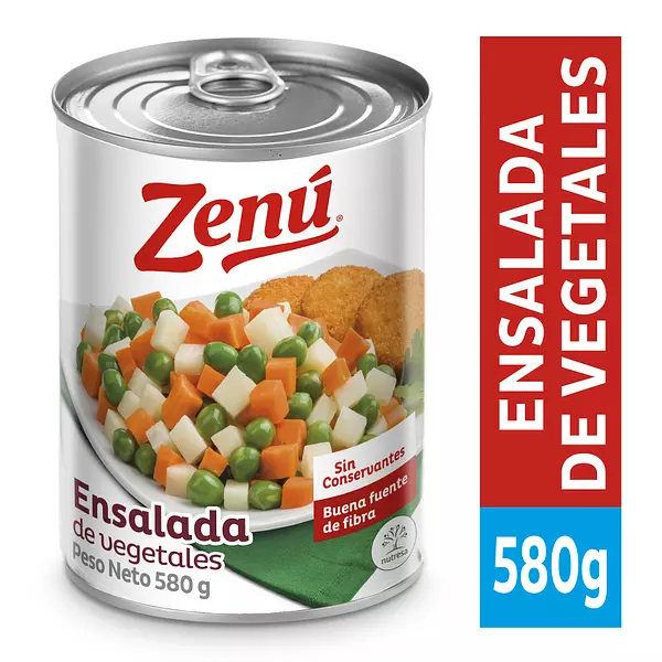 Ensalada de Vegetales Zenu 580g