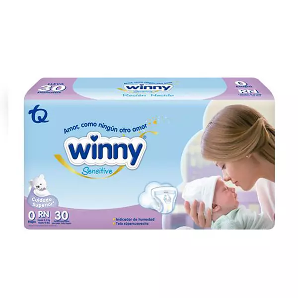 Pañal Winny Sensitive Etapa 0 R.N. x 50