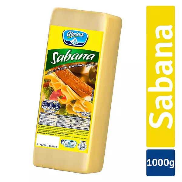 Queso Sabana Alpina 1000g