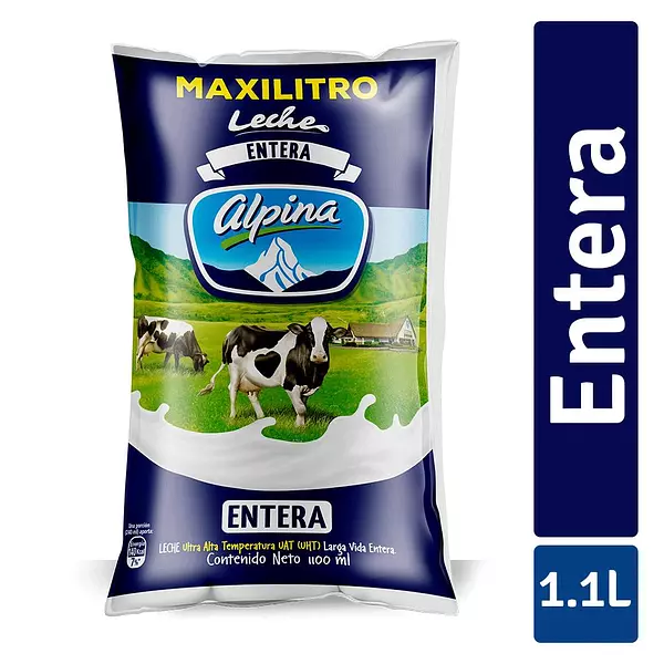 Alpina Leche x 1100gr Entera Maxilitro x 1