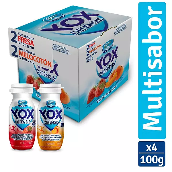 Alimento Lacteo Yox Multisabor Forpack 100g