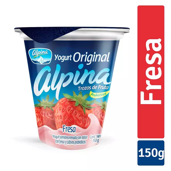 Inac. Alpina Yogurt x 150gr Fresa