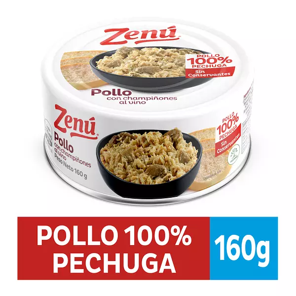 Pollo con Champiñones Zenu 160g